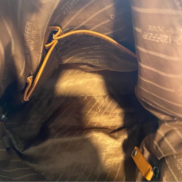 Dr. Koffer Tan Leather Satchel Structured Design Double Handles w/ Coin Purse - Picture 16 of 16